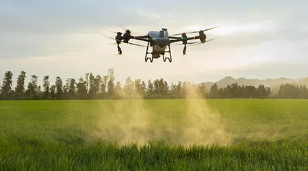 Drony w służbie rolnictwa – przepisy regulujące opryski z powietrza