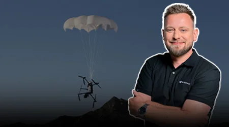 Weź udział w bezpłatnym webinarze i poznaj DJI AP100 Parachute